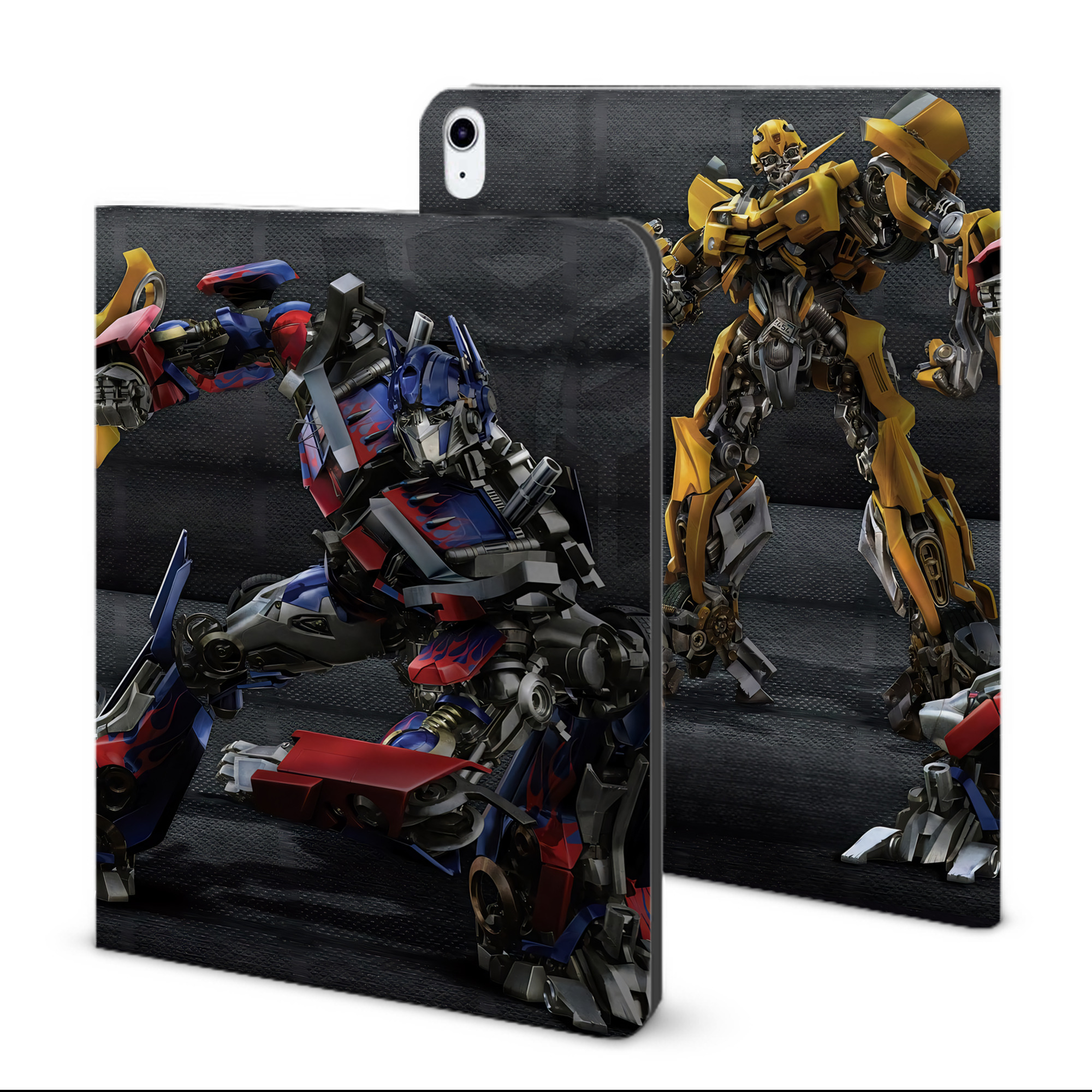 （画像用） Transformers トランスフォーマー IPad ケース ブック型 PUレザー TPU 耐衝撃 軽量 薄型 ペン収納なし 全面保護 IPad 各モデル対応